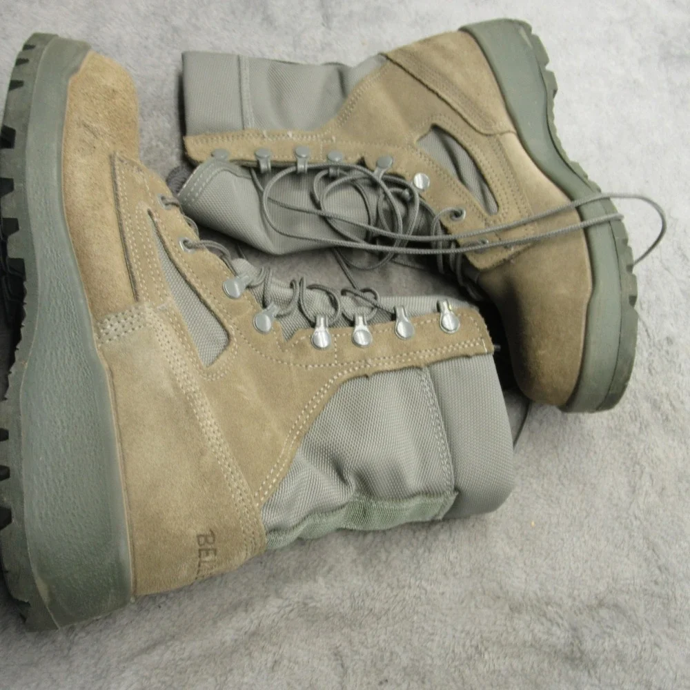 Belleville‎ Mens Boots 7 R Green Goretex Waterproof Steel Toe Military Combat
